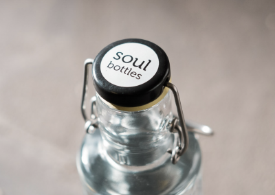 Skleněná lahev Soul Bottles - víčko